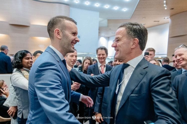 Premijer Spajić sa Generalnim sekretarom NATO Markom Ruteom