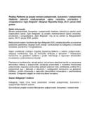 Predlog platforme za posjetu ministra poljoprivrede, šumarstva i vodoprivrede Vladimira Jokovića međunarodnom sajmu voćarstva, povrtarstva i vinogradarstva "Agro Belgrade", Beograd, Republika Srbija, 29-31. januar 2026. godine