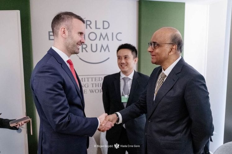 Predsjednik Vlade Crne Gore sa predsjednikom Singapura