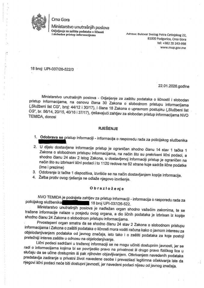 rješenje br. 18-UPI-037/26-522/3