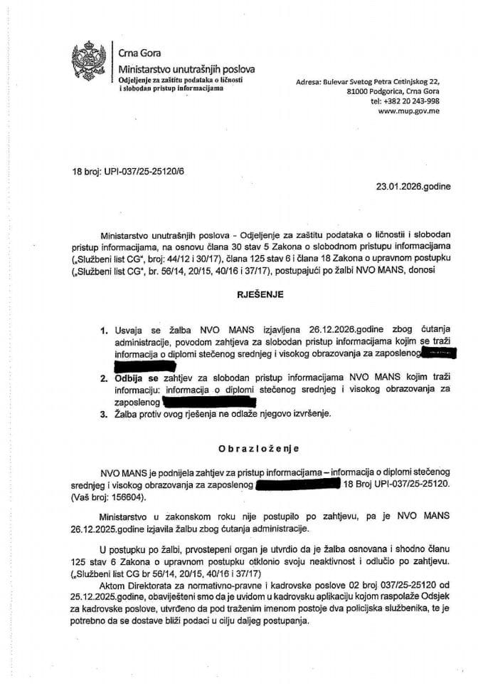 rješenje br. 18-UPI-037/25-25120/6