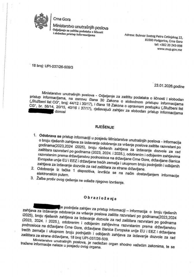 rješenje br. 18-UPI-037/26-509/3