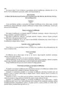 Pravilnik o procedurama razvijanja kvalifikacija od prvog do petog nivoa kvalifikacija