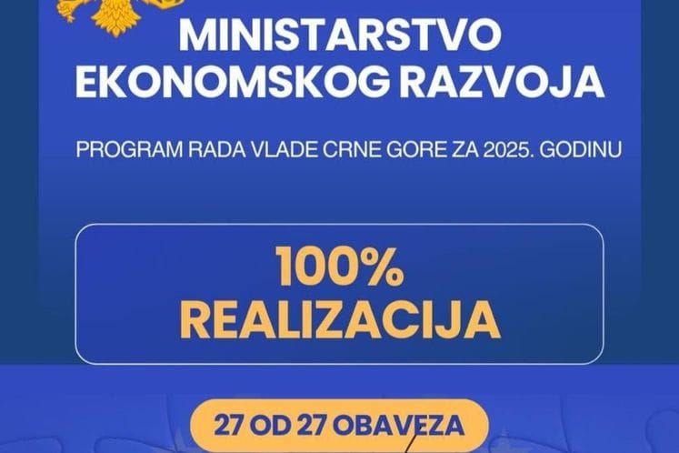 ostvaren rekordni nivo realizacije od 100 odsto.