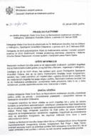 Предлог платформе за учешће делегације Владе Црне Горе на Националном молитвеном доручку у Вашингтону, Сједињене Америчке Државе, у периоду 4-5. фебруар 2026. године