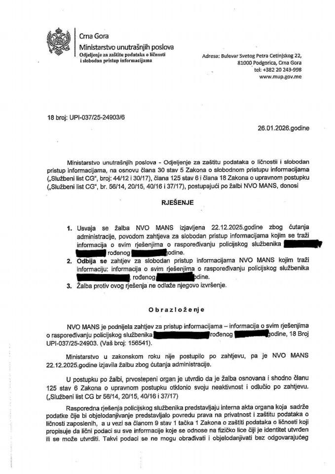 rješenje br. 18-UPI-037/25-24903/6