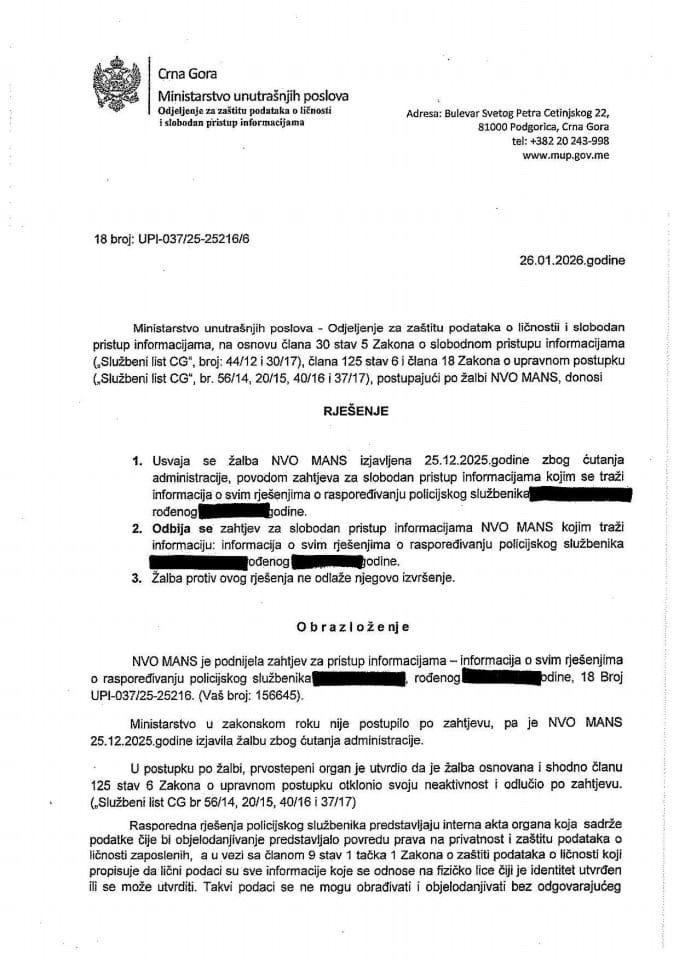 rješenje br. 18-UPI-037/25-25216/6