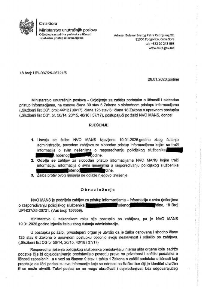 rješenje br. 18-UPI-037/25-26721/5