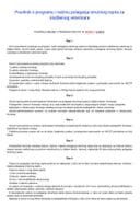 Pravilnik o programu i načinu polaganja