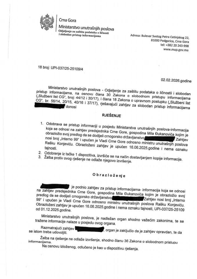 rješenje br. 18-UPI-037/25-25109/4