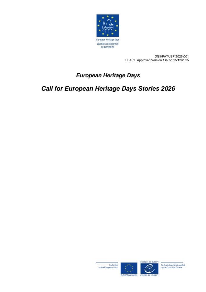 JEP(2026)001EN - 2026 Call EHD Stories_Terms and Conditions