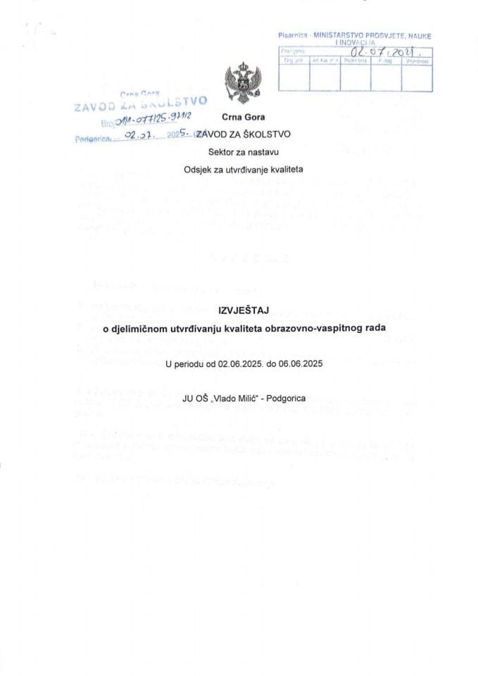 JU OŠ "Vlado Milić" -Podgorica