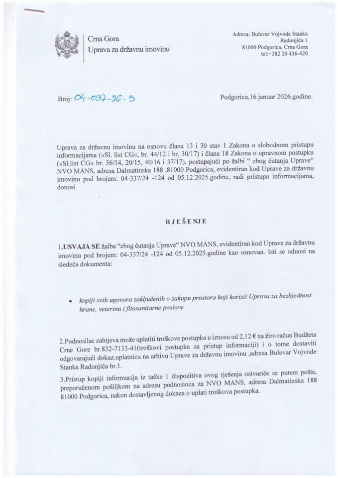 Rješenje 04 - 037 -26 - 3