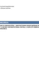 Raspis konkursa - Nacionalni konkurs za urbanističko–arhitektonsko idejno rješenje dijela stambenog Bloka 1, na UP 37 u okviru Univerzitetskog centra, u zahvatu Izmjena i dopuna PUP-a Glavnog grada Podgorica