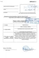 Пријава радова адаптације - 09-7-26-1443-1 ОПШТИНА БЕРАНЕ