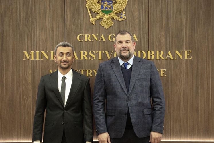 Краповић са новоименованим амбасадором УАЕ у ЦГ