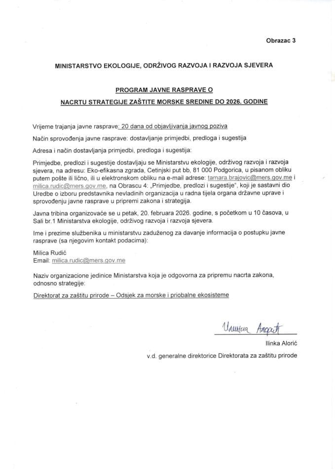 Program javne rasprave