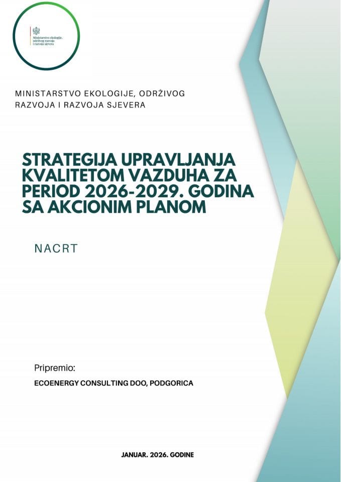 Strategija upravljanja kvalitetom vazduha januar26