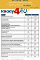 КАЛЕНДАР ОБУКА за реализацију ИИИ циклуса Програма обуке за стицање знања и вјештина за рад у институцијама, тијелима и агенцијама ЕУ “РЕАДY4ЕУ” фебруар - јун 2026.