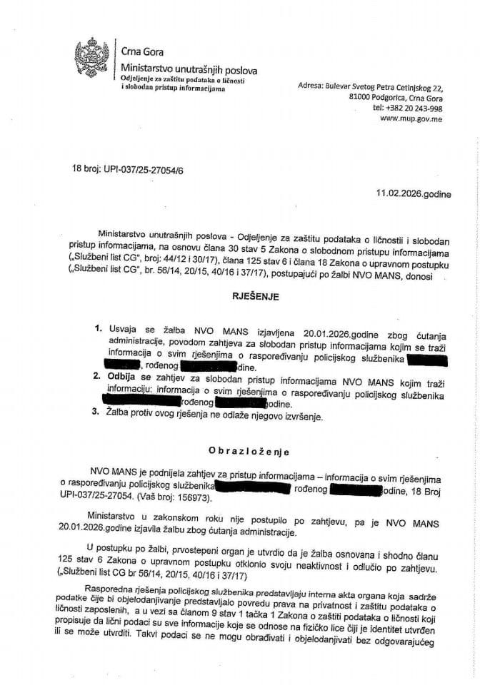 rješenje br. 18-UPI-037/25-27054/6