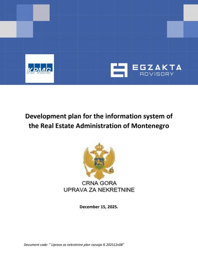 REA Development plan for the information system