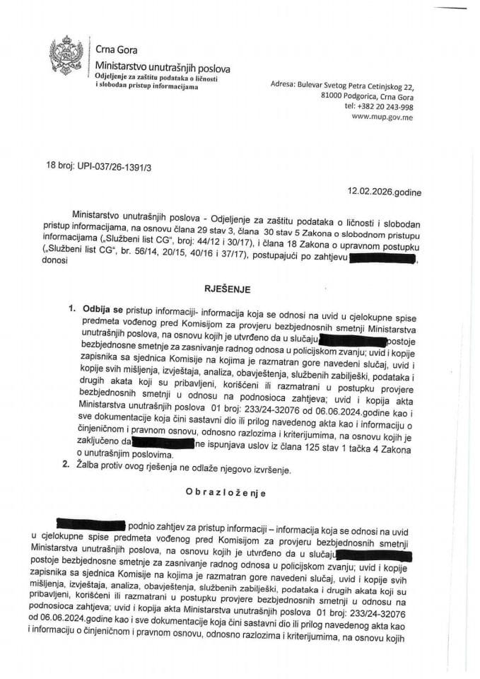 rješenje br. 18-UPI-037/26-1391/3