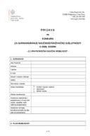 Tačka 2.1 - Prijavni obrazac-Konkursa NID2026