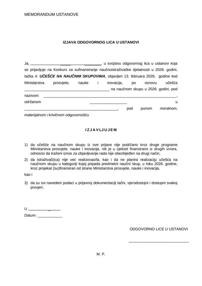 Tačka 4 - Izjava-odgovornog-lica-u-ustanovi-Konkurs NID 2026.