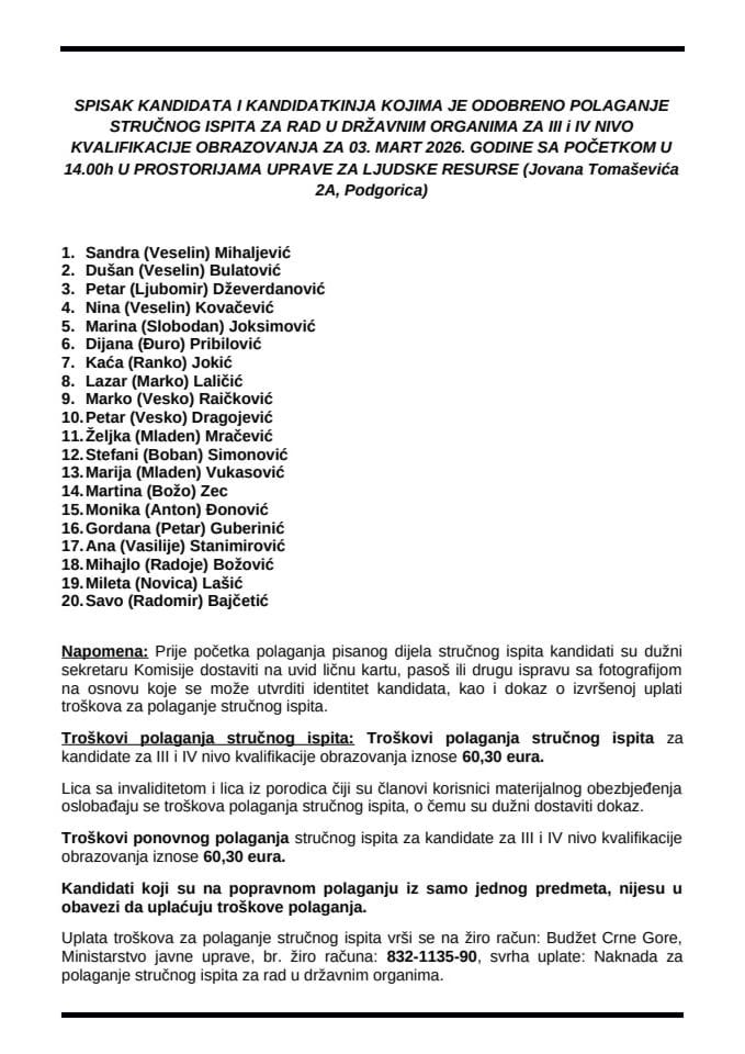 Списак 03.03.2026.