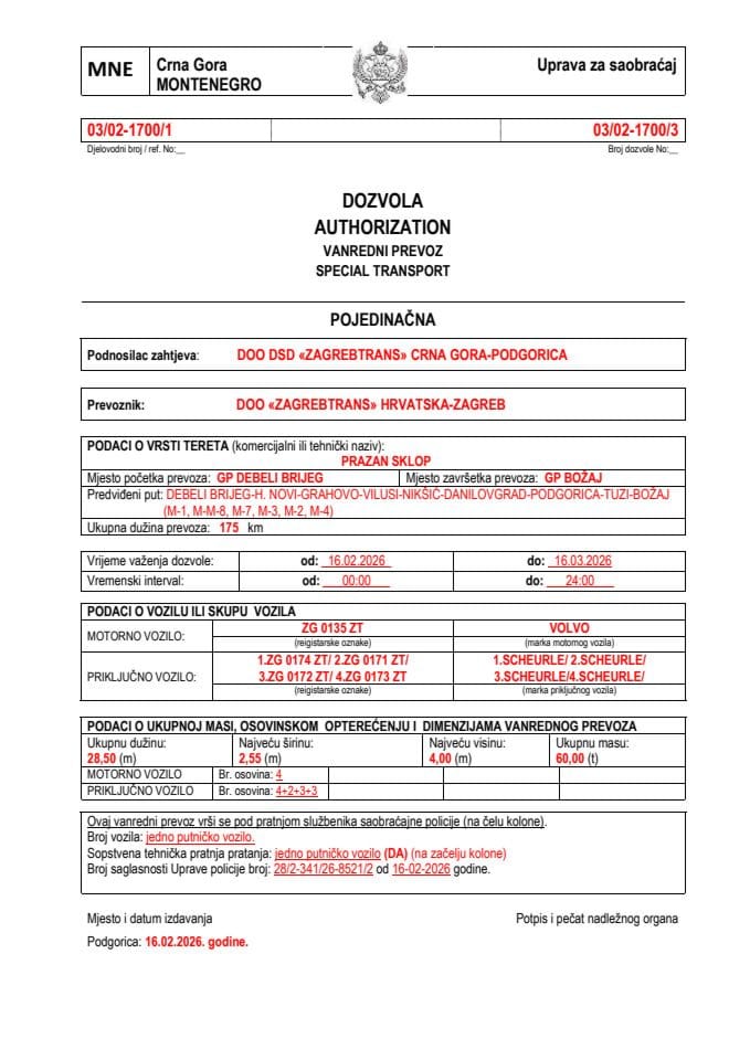 ZAGREBTRANS 03-02-1700-ZAGREBTRANS