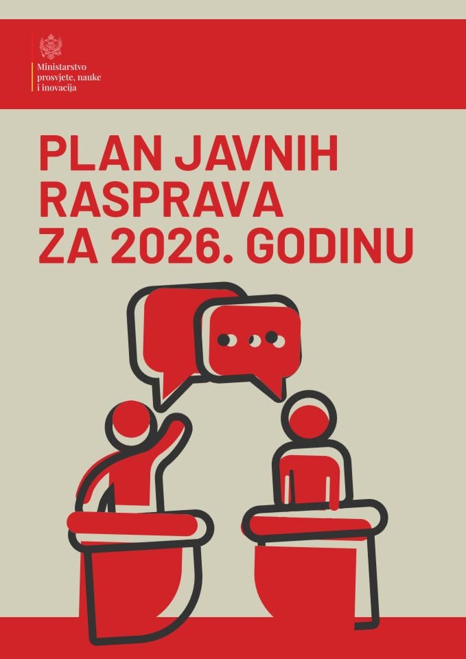 Plan javnih rasprava za 2026. godinu