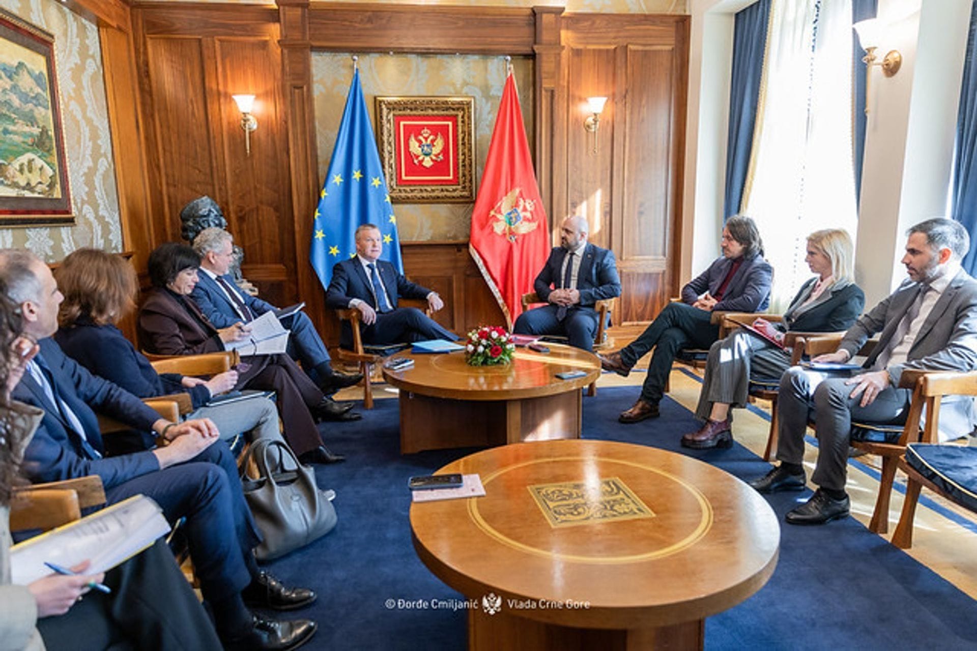 Božović i Mekgrat: Crna Gora odlučna u ispunjavanju obaveza iz evropske agende