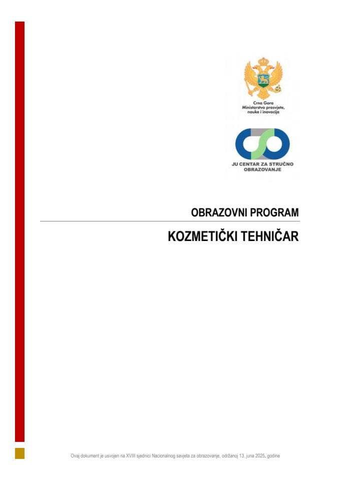 OP 090141 KOZMETIČKI TEHNIČAR 2025