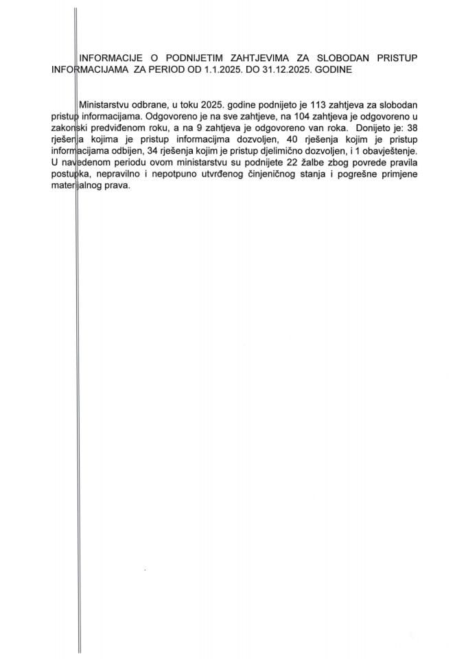 Inf po Rješenju UPI broj: 12-037/26-120/2