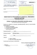 Zahtjevi za izdavanje urbanističko tehničkih uslova - 04-332-26-2014-1 MTEL