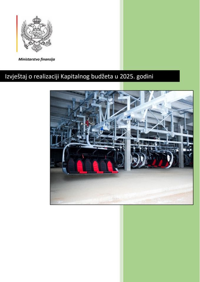 Izvještaj o realizaciji Kapitalnog budžeta u 2025. godini