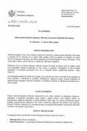 Predlog platforme radne posjete ministra dijaspore Mirsada Azemovića Republici Hrvatskoj, 27. februara - 2. marta 2026. godine