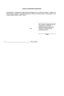 Obrazac izjave o istinitosti podataka