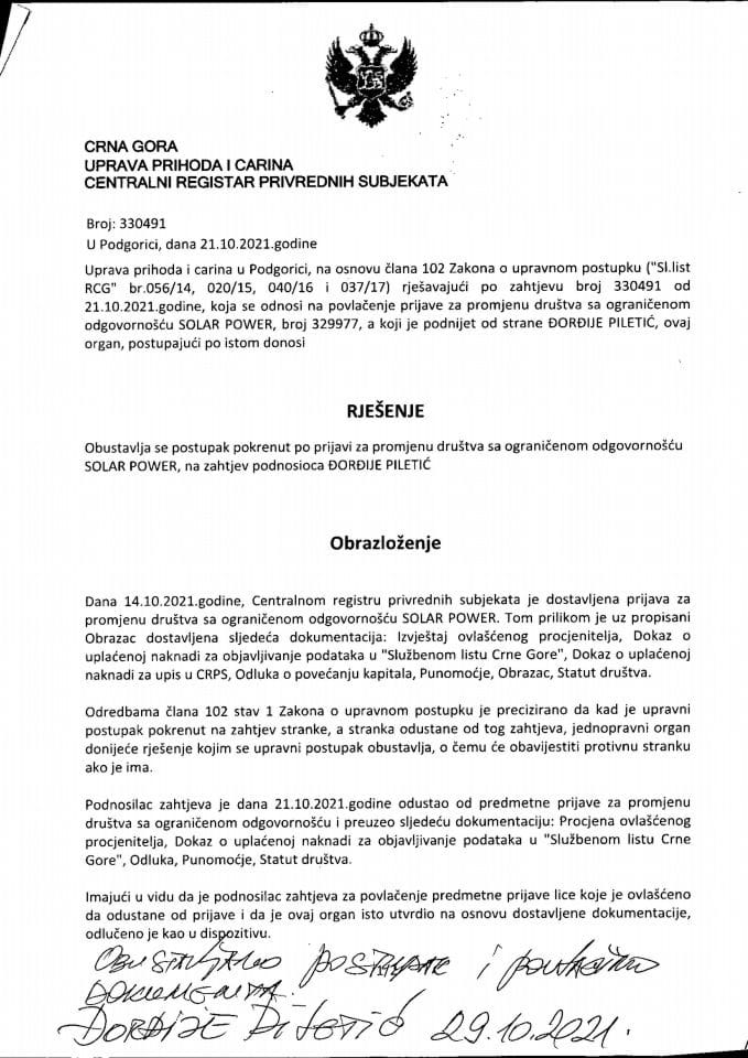 Informacija I 05/02-UP-288/4-25