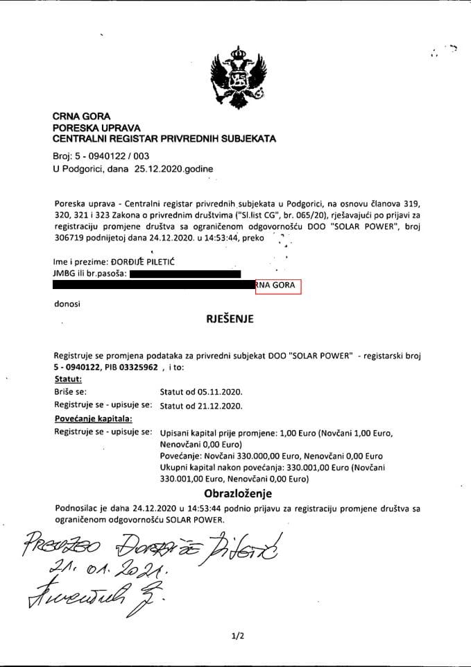 Informacija VI  05/02-UP-288/4-25