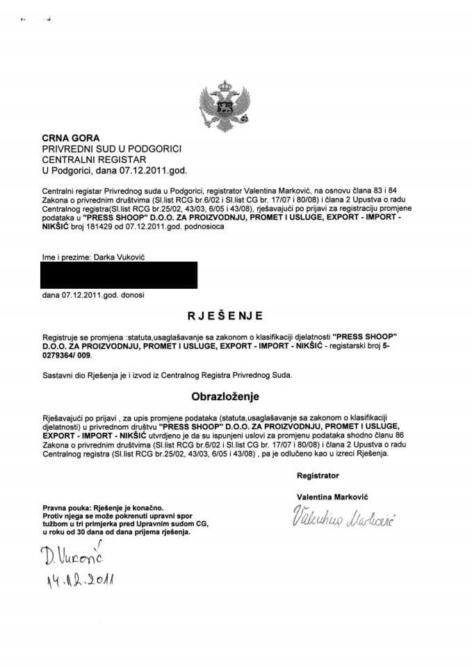 Informacija IX 05/02-UP-303/4-25