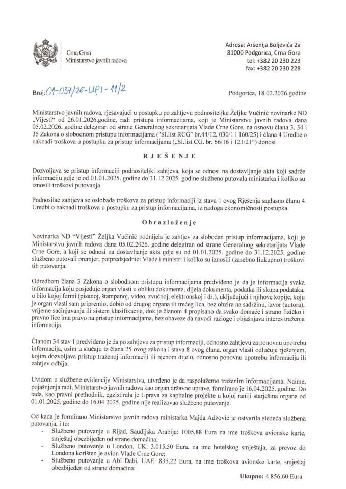 Nd Vijesti Zeljka Vucinic-rjesenje