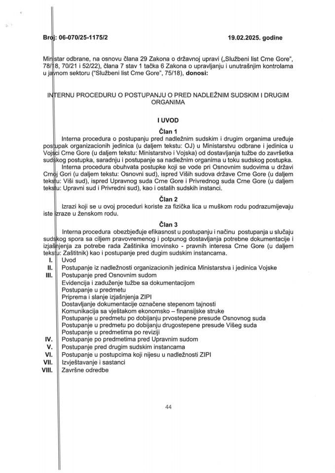 Inf. 2 po rješenju UPI broj: 12-037/26-217/4