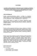 Predlog platforme za učešće ministra regionalno-investicionog razvoja i saradnje sa nevladinim organizacijama Ernada Suljevića, povodom radne posjete Republici Kosovo i susreta sa ministrom regionalnog razvoja Republike Kosovo, Priština, Republika Kosovo