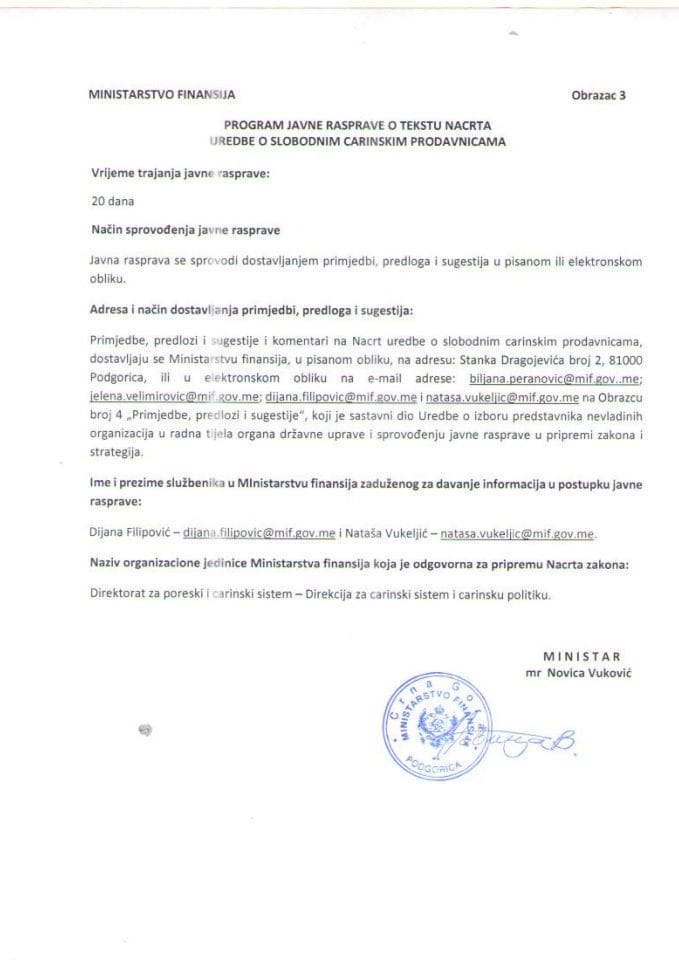 Program javne rasprave