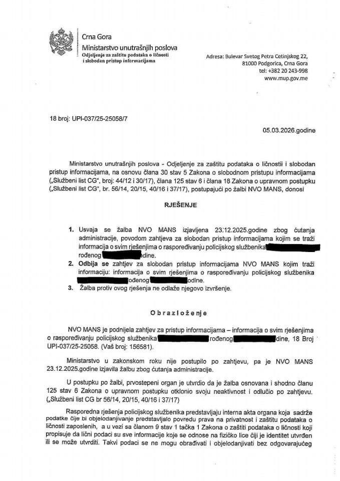 rješenje br. 18-UPI-037/25-25058/7