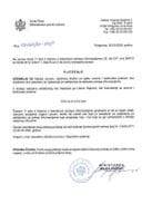 Rješenje o određivanju ovlašćenog lica koje je zaduženo za rješavanje po zahtjevima za slobodan pristup informacijama