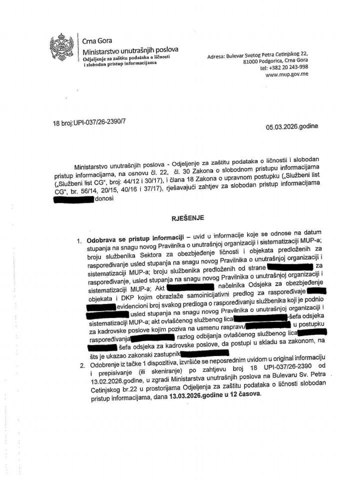 rješenje br. 18-UPI-037/26-2390/7