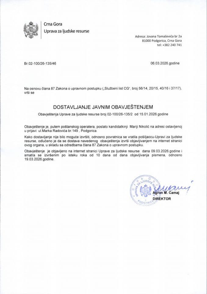 Javni oglas-02-100-23-323-3 od 27.01.2023-za potrebe MUP-a-MARIJA NIKOLIĆ_135_2_15.01