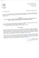 Odluka o izboru kandidata nevladinih organizacija za za člana Radnog tijela za izradu teksta Nacrta zakona o izmjenama i dopunama Zakona o poreskoj administraciji